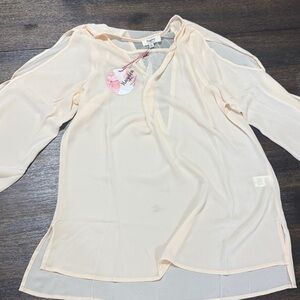 Hayden Cream Sheer Blouse